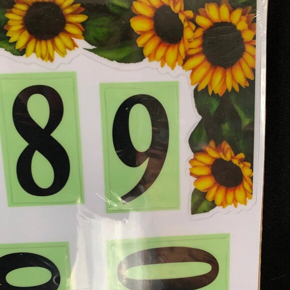 Floral Mailbox Magnets Excellent Quality Magnetic Numbers Flowers - Picture 4 of 8
